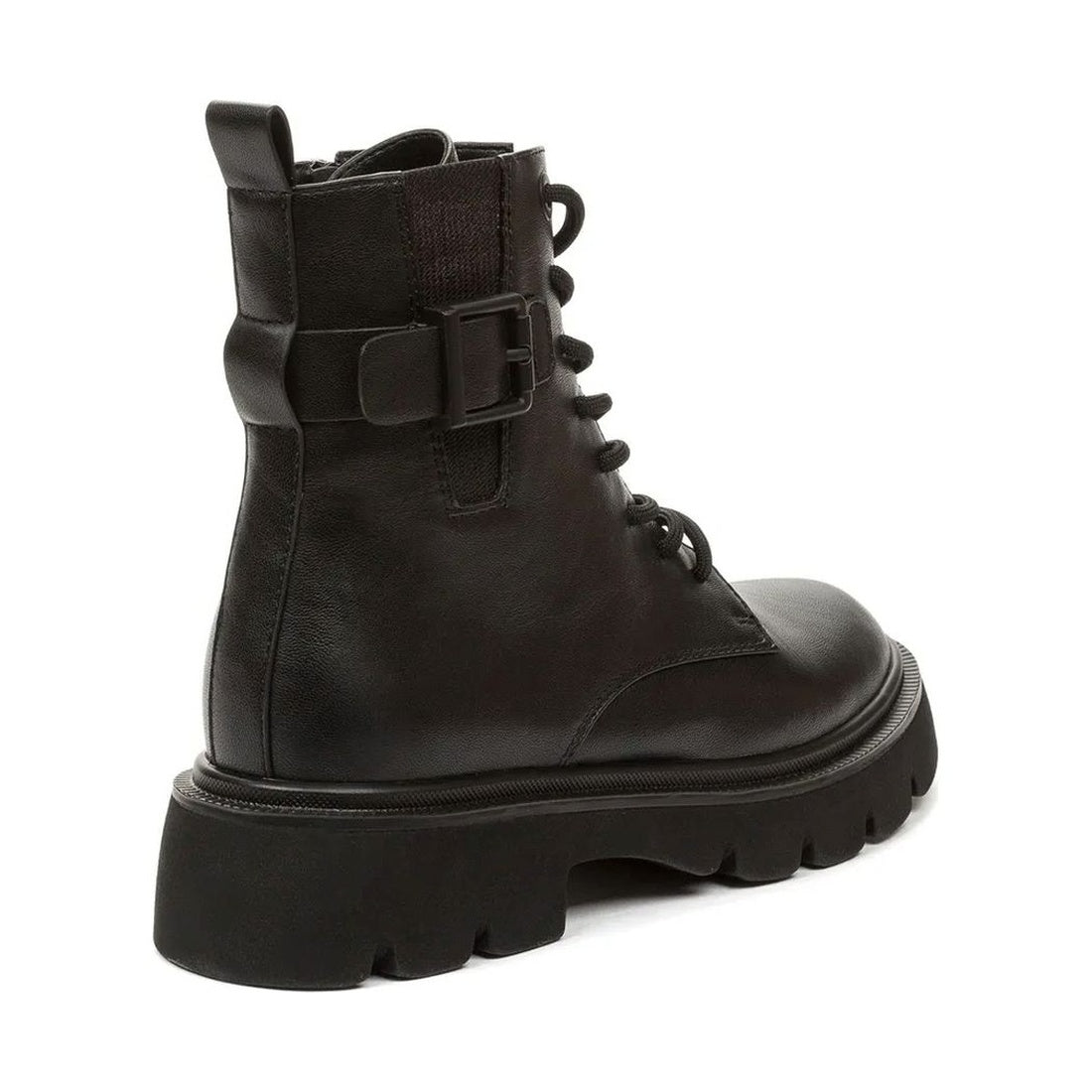 black casual closed booties