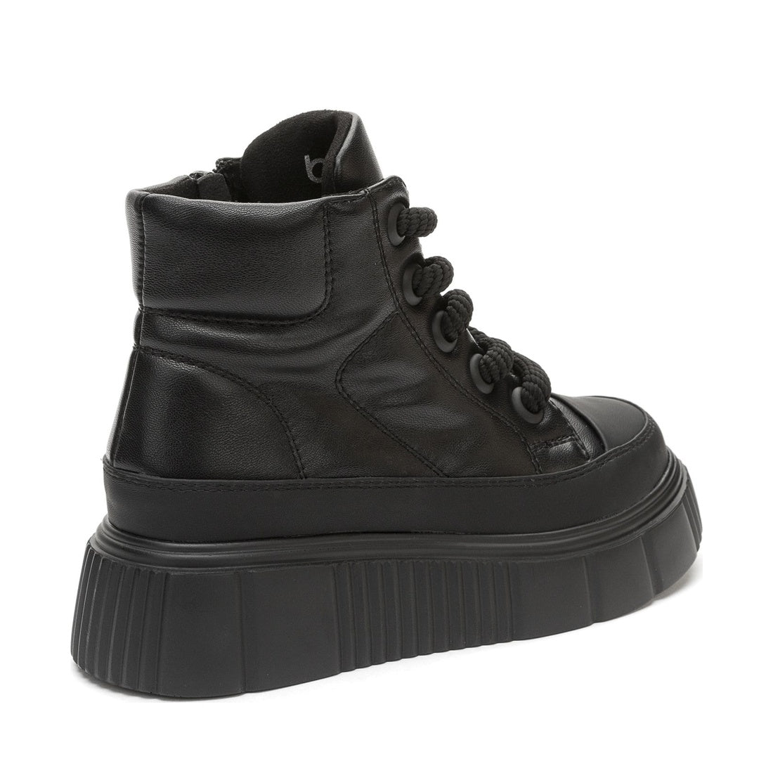 black casual closed booties