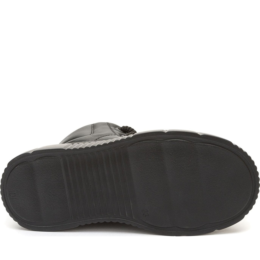 black casual closed booties