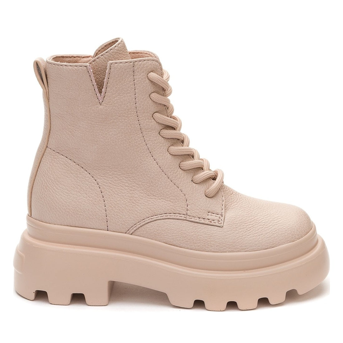 pink casual closed booties