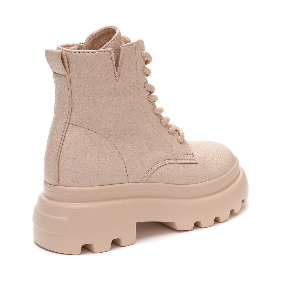 pink casual closed booties