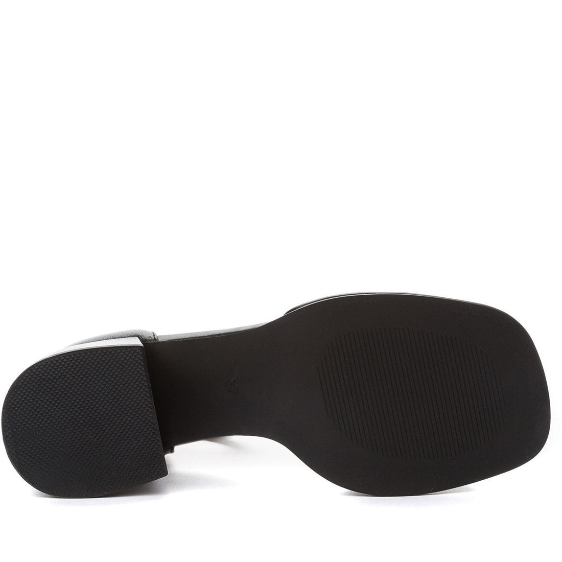 black elegant part-open pumps