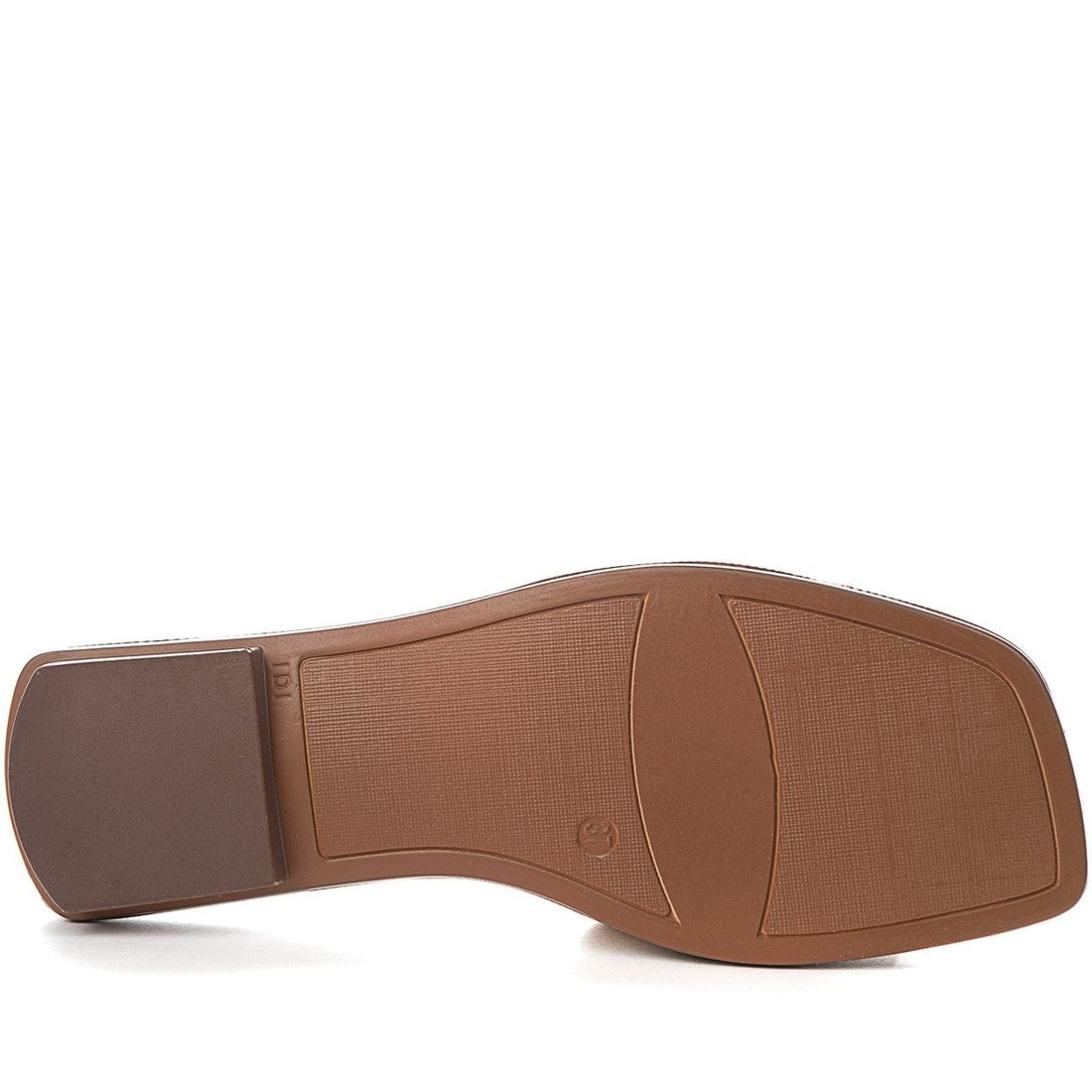 beige casual open slippers