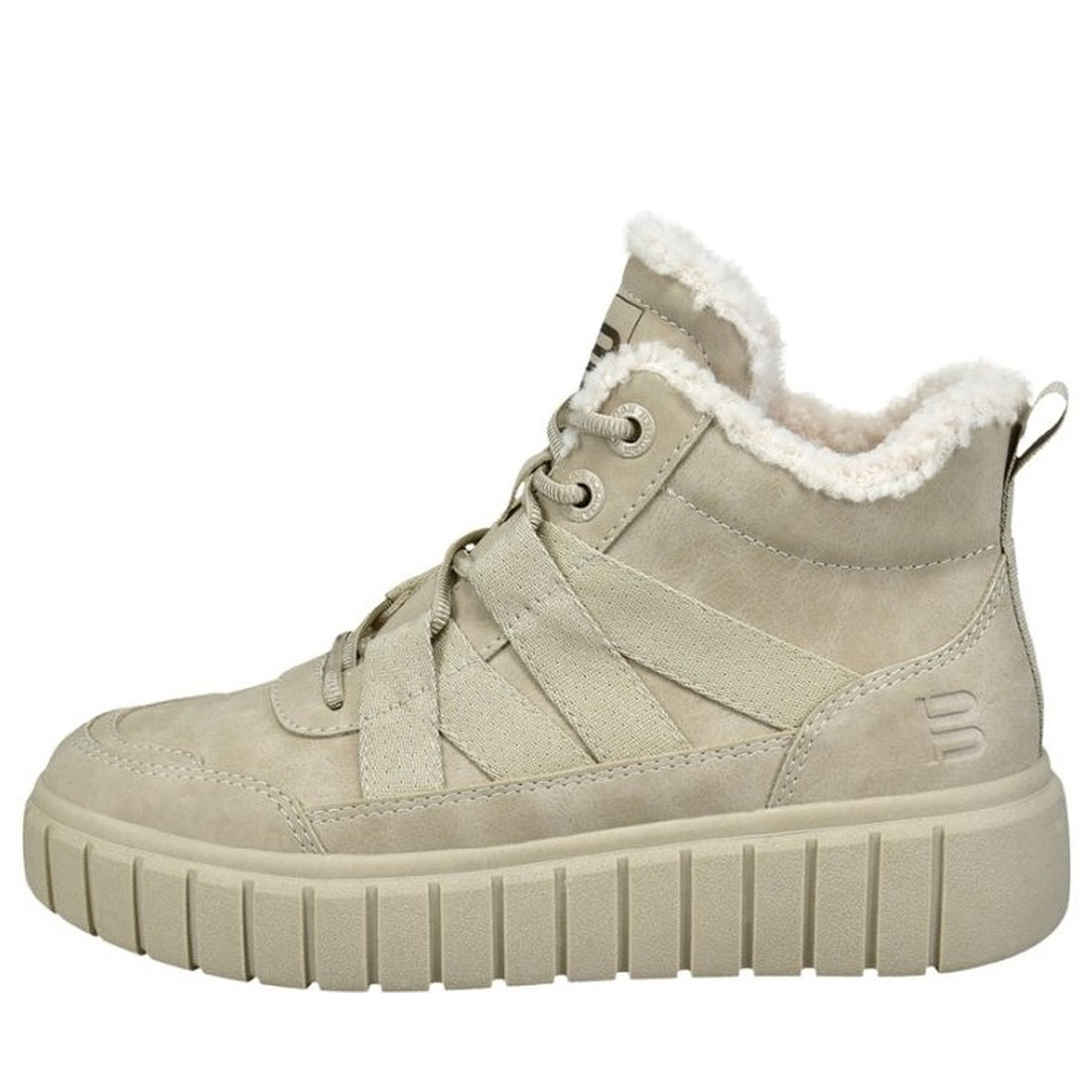 beige casual closed booties