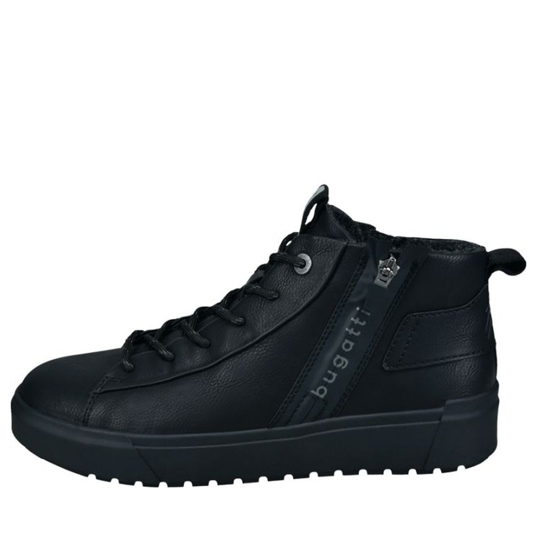 black casual closed booties