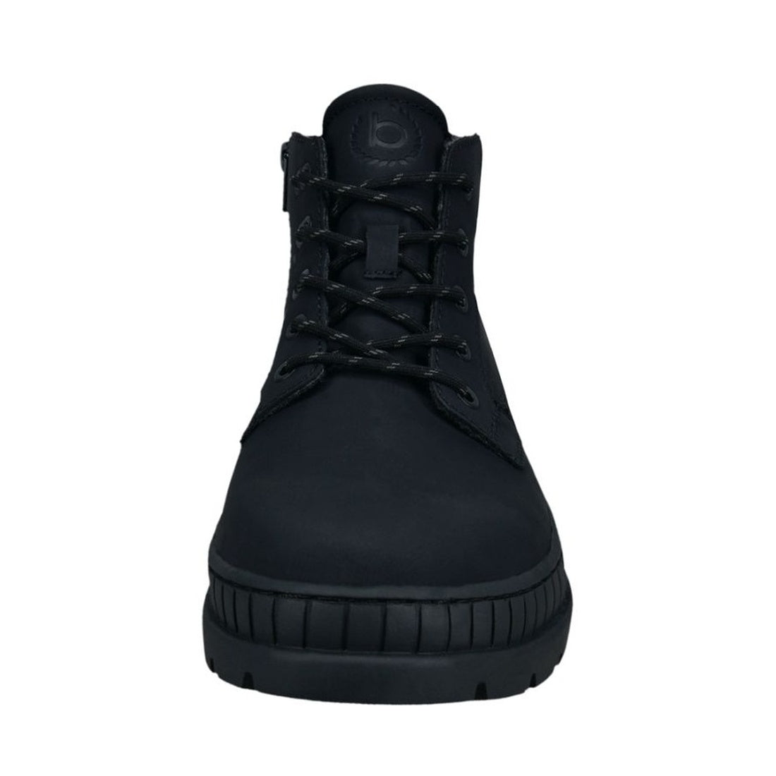 black casual closed booties