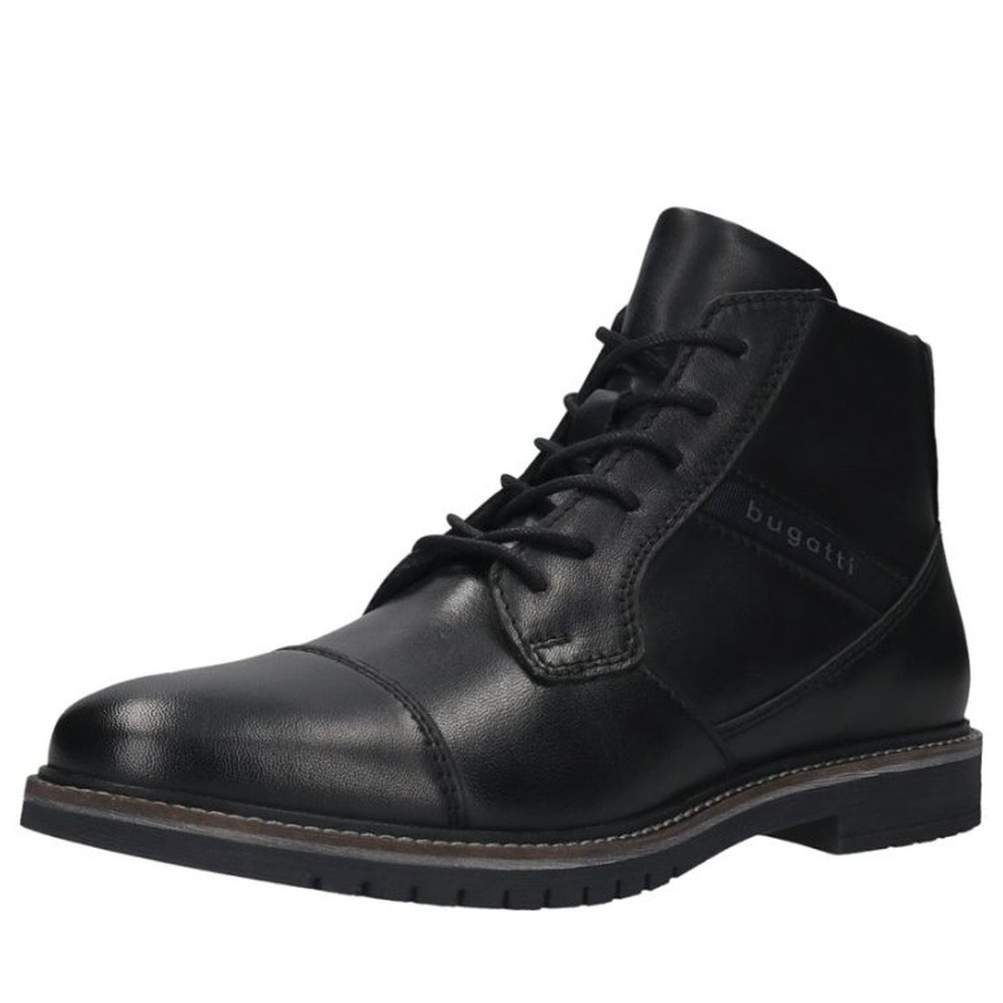 black casual closed booties