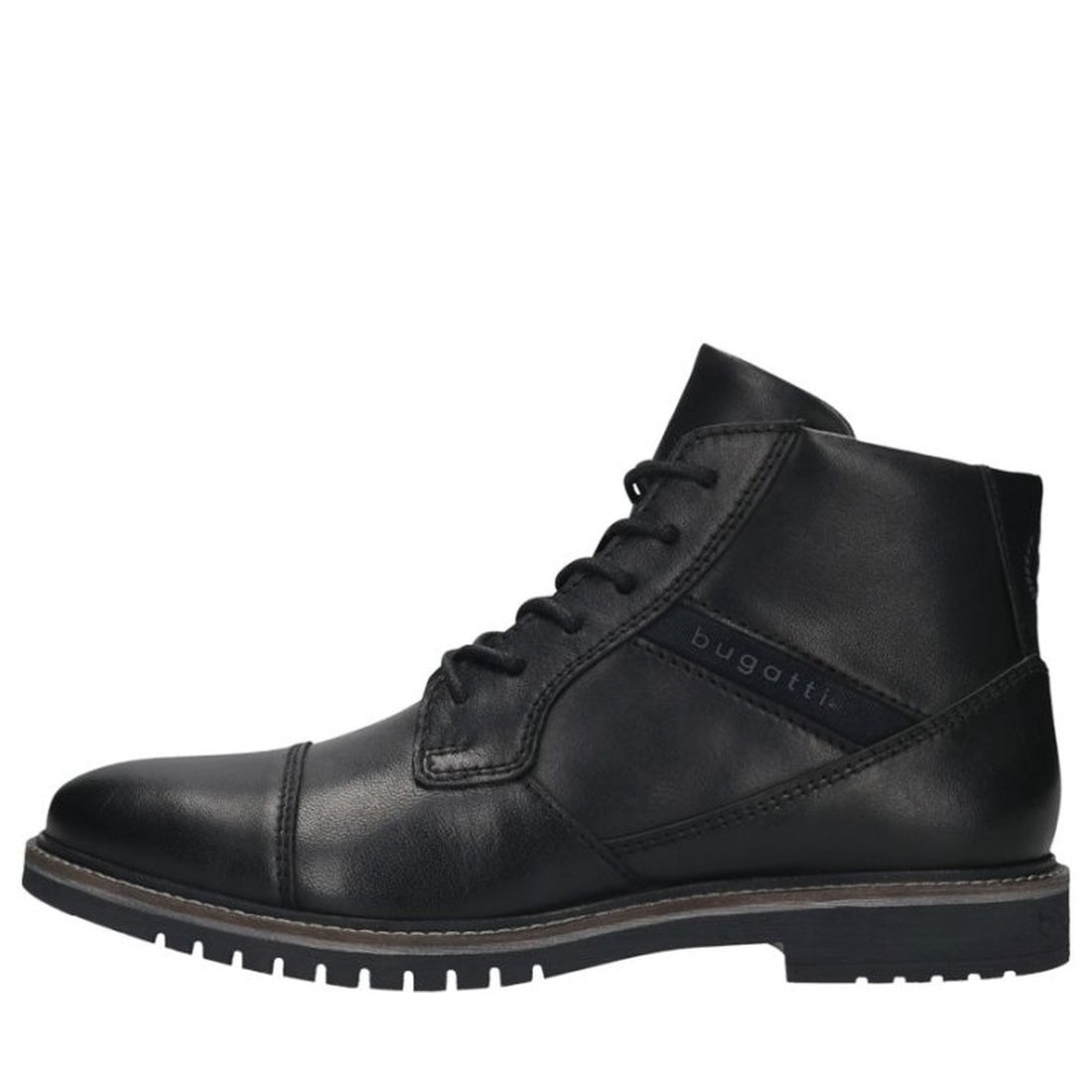 black casual closed booties