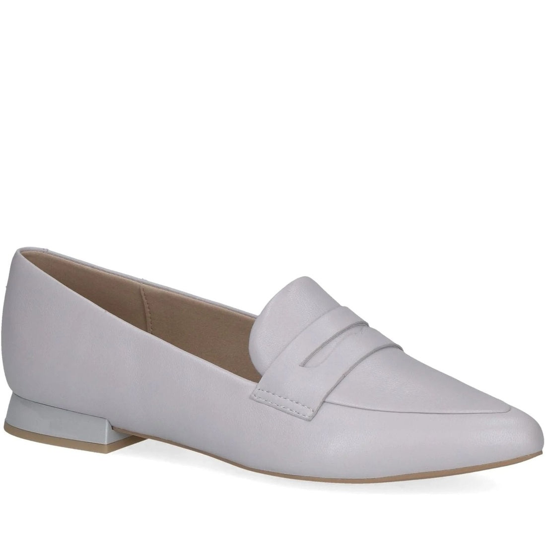 blue casual closed loafers