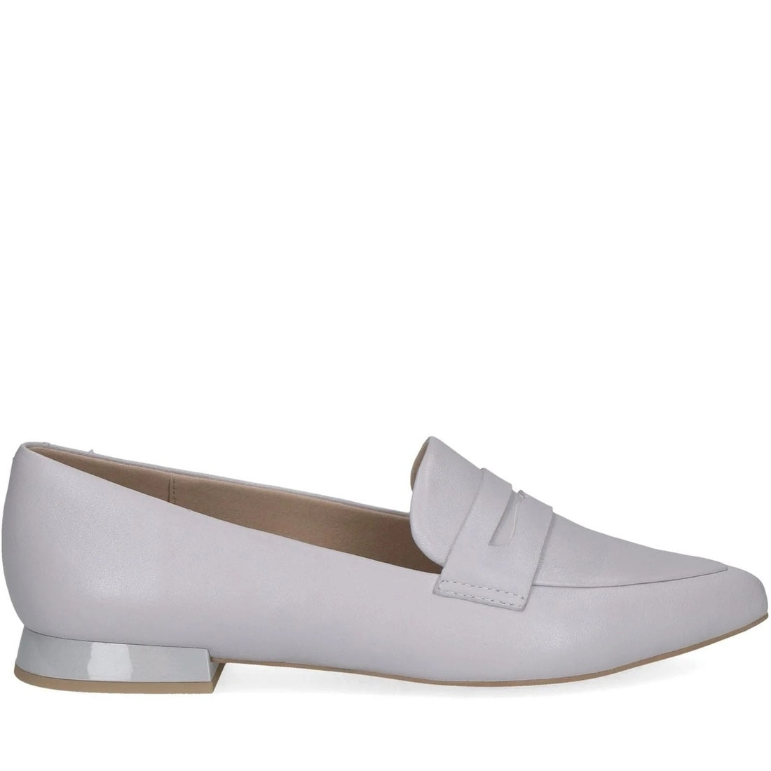 blue casual closed loafers