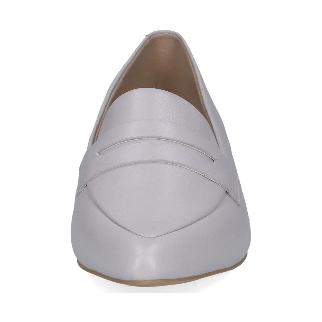 blue casual closed loafers