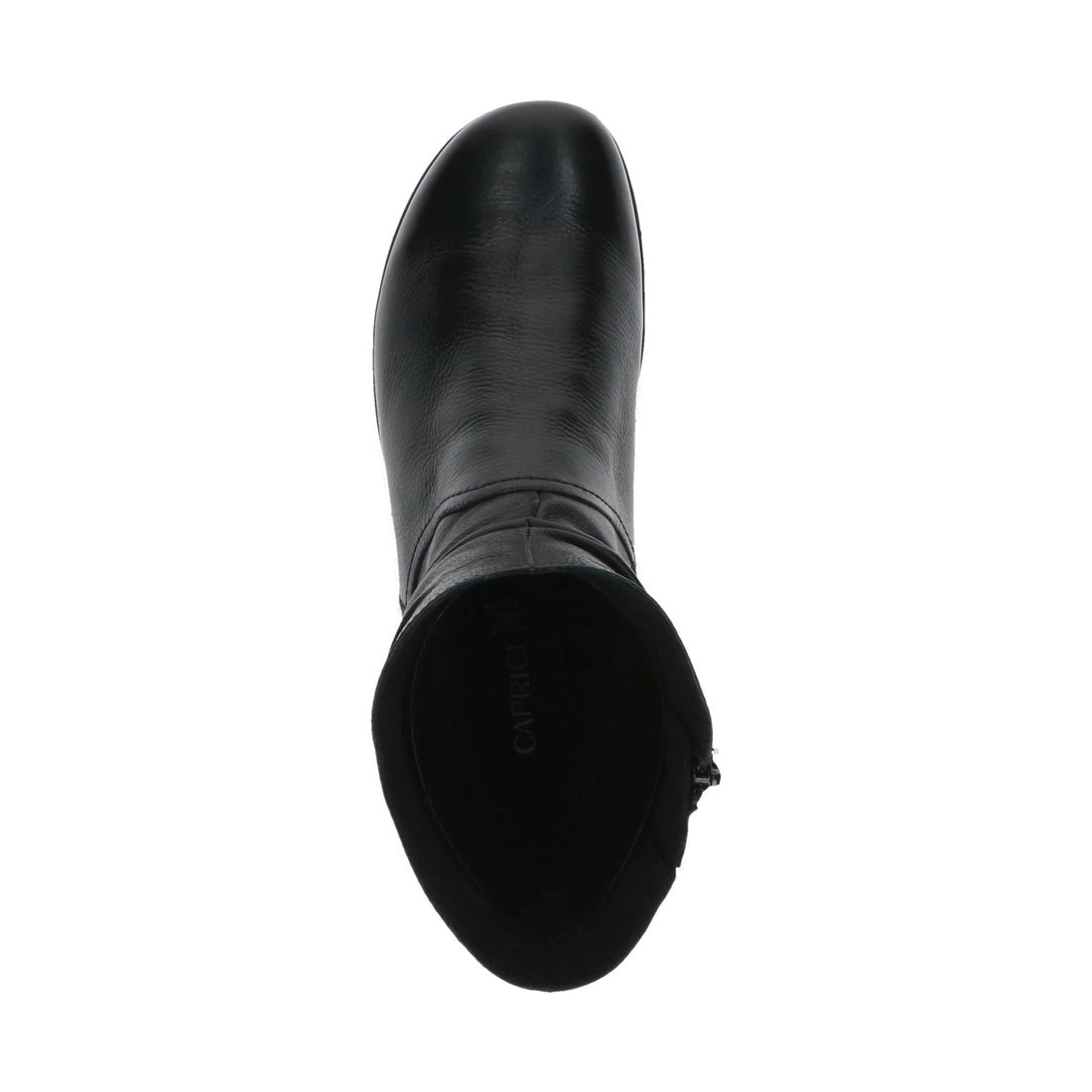 black nappa casual closed booties