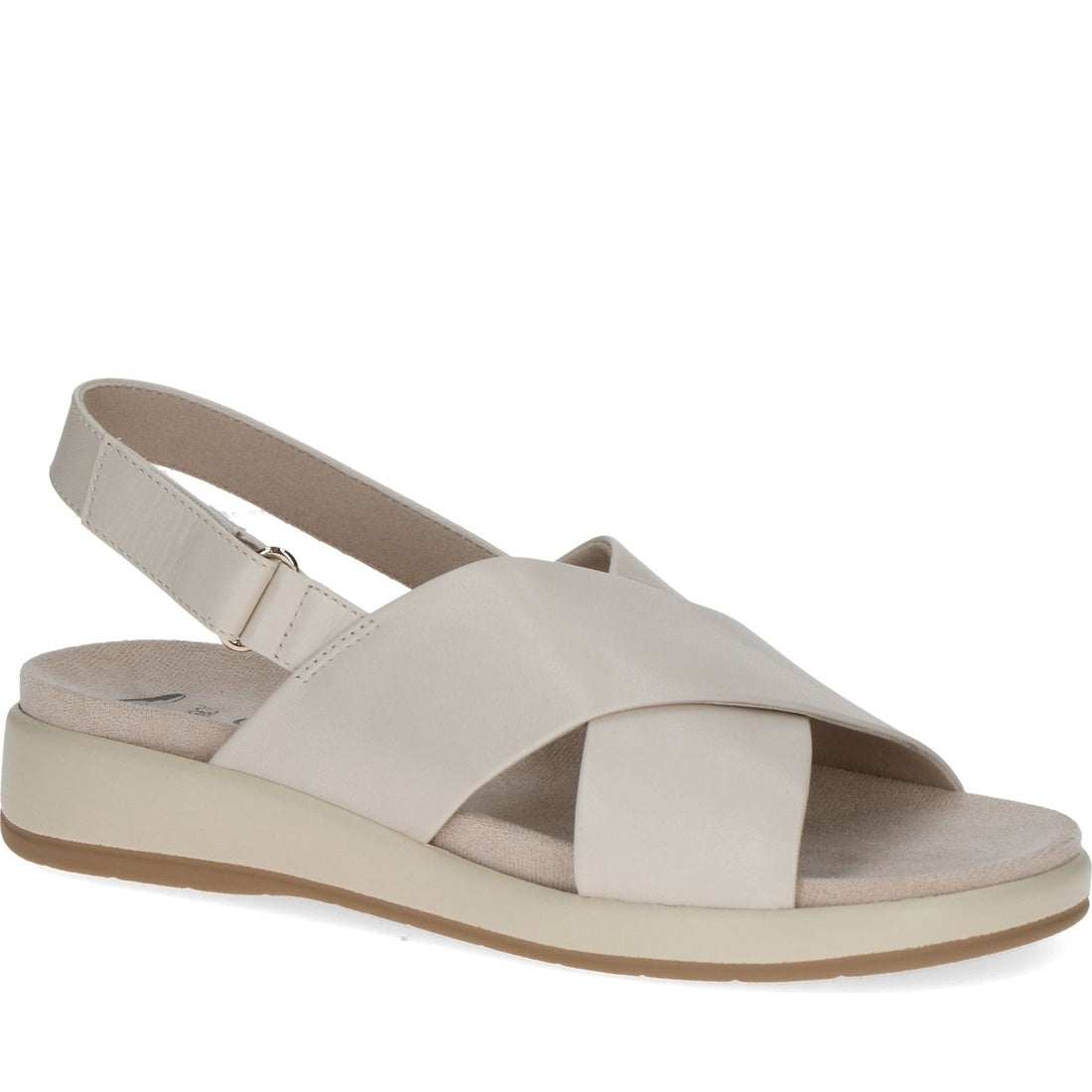 beige casual open sandals