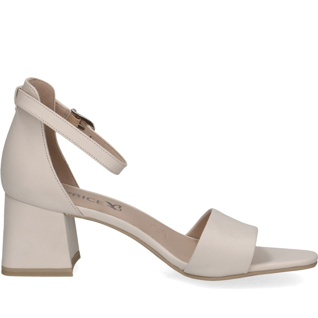 beige elegant open sandals