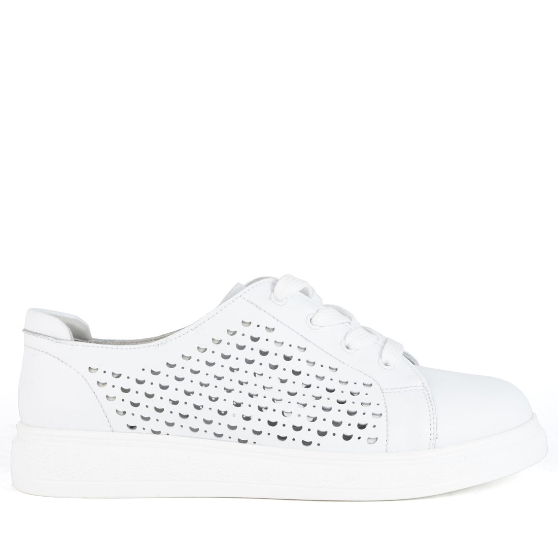 white casual closed leisure shoes