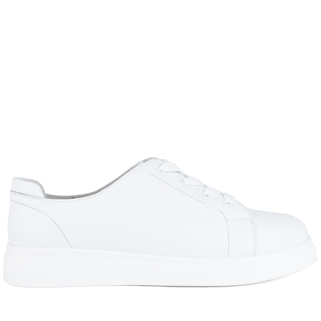 white casual closed leisure shoes