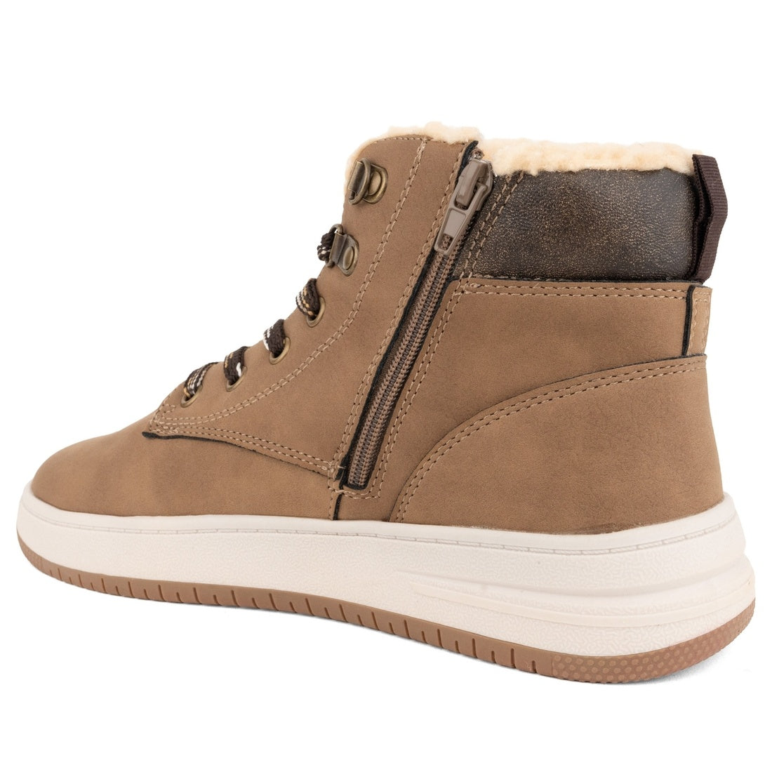 boys kids sneakers high brown