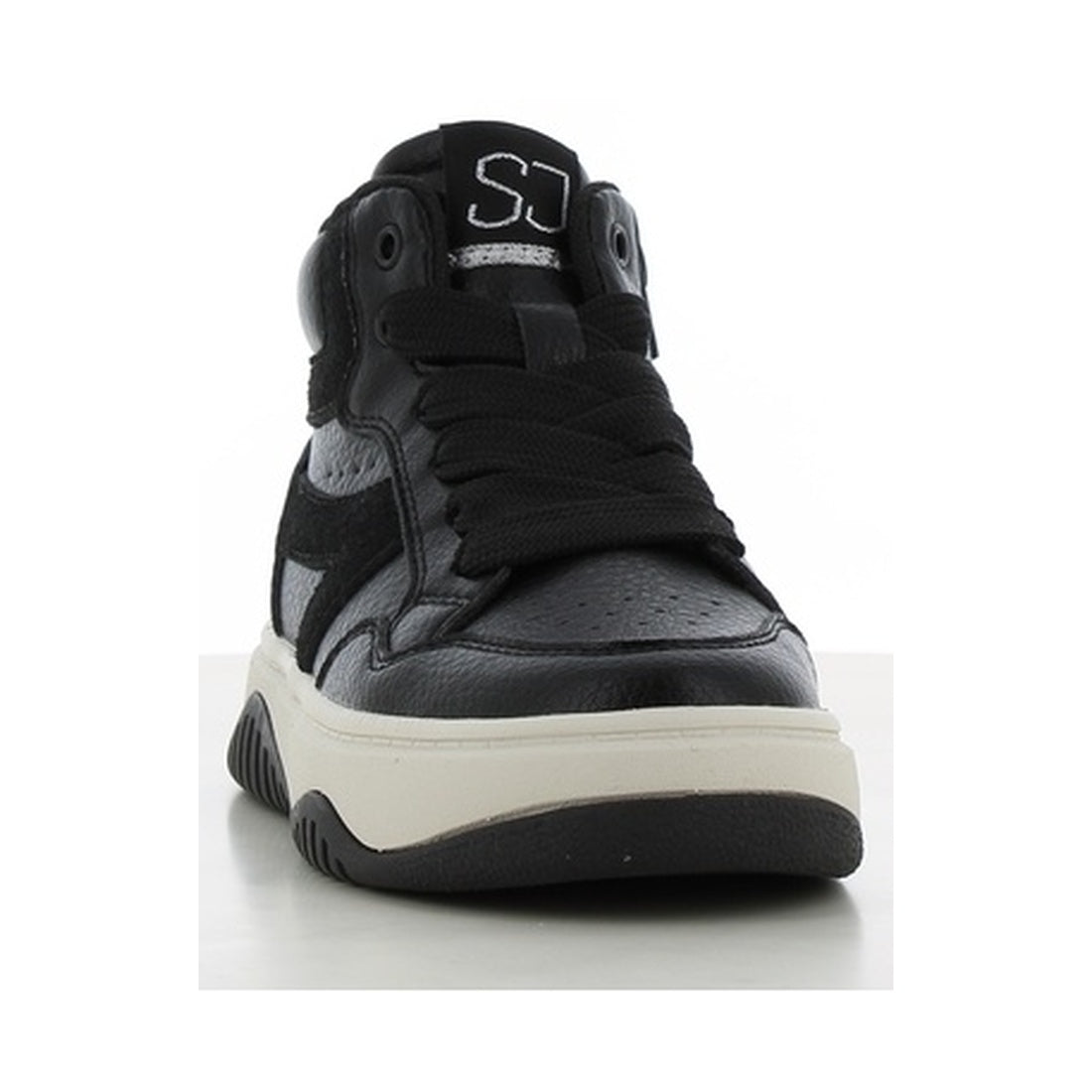 girls kids sneakers high black