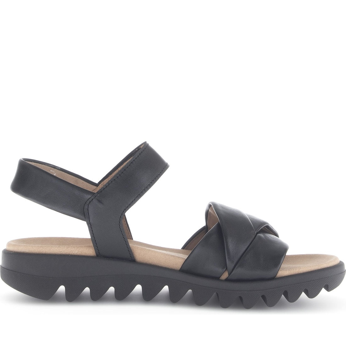 schwarz casual open sandals