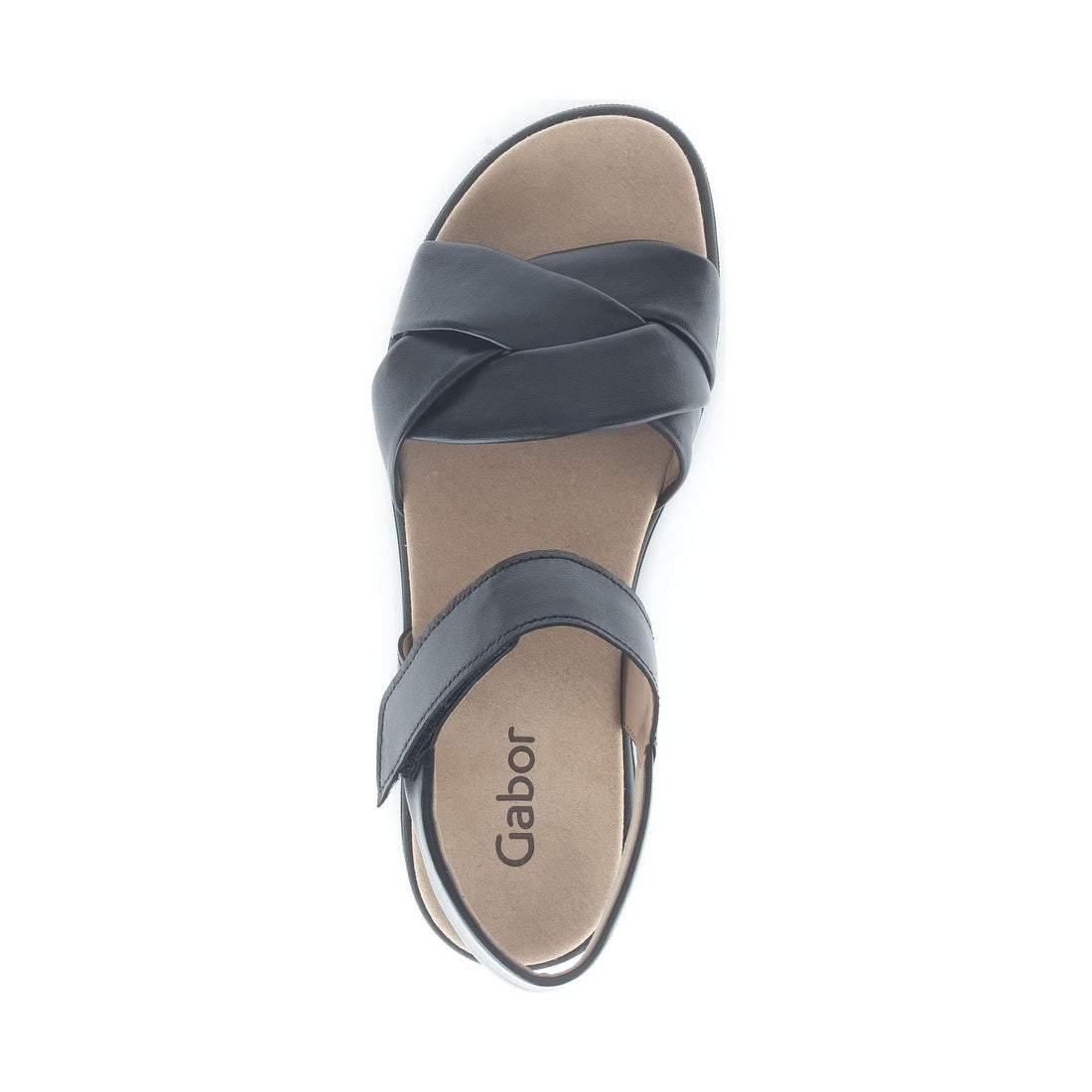 schwarz casual open sandals