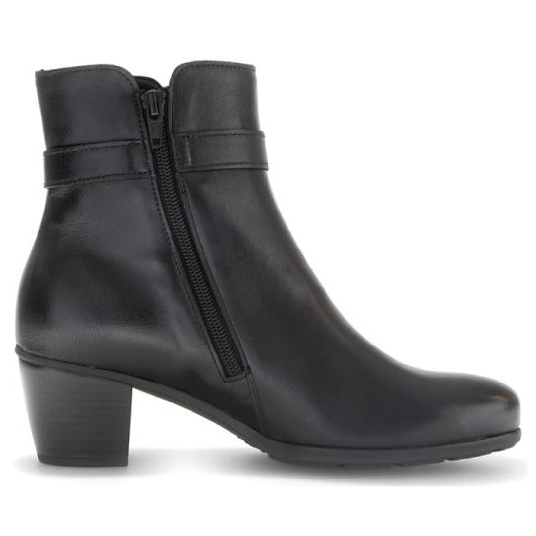 schwarz casual closed booties