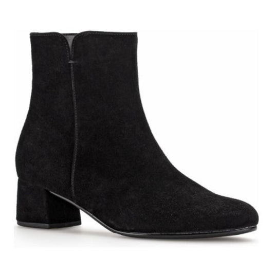 schwarz casual closed booties