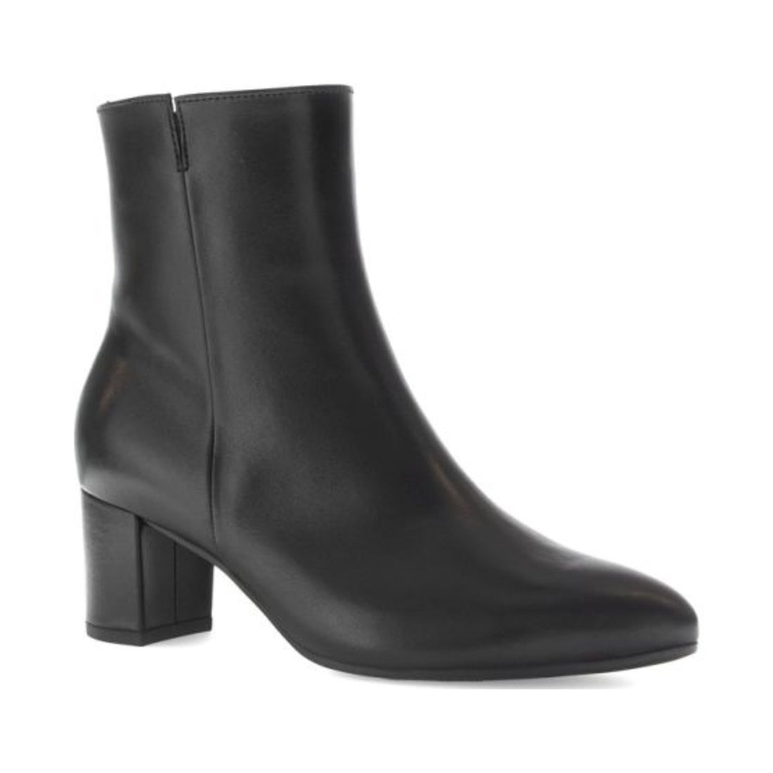 schwarz casual closed booties