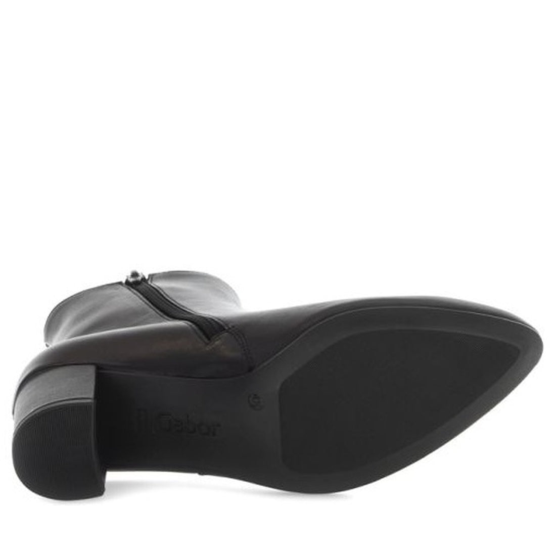 schwarz casual closed booties