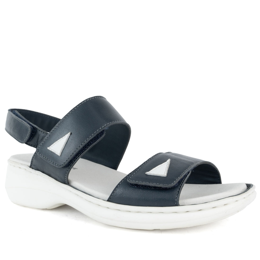navy casual open sandals