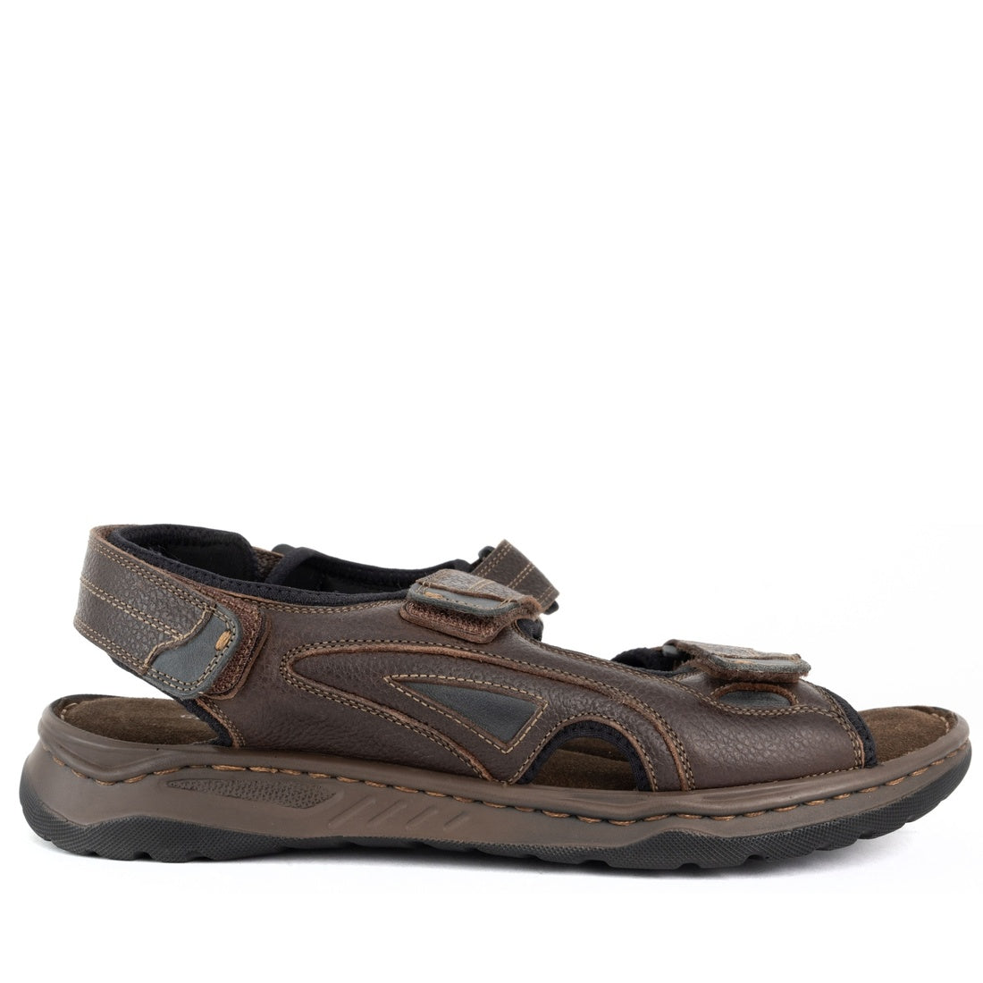 brown casual open sandals