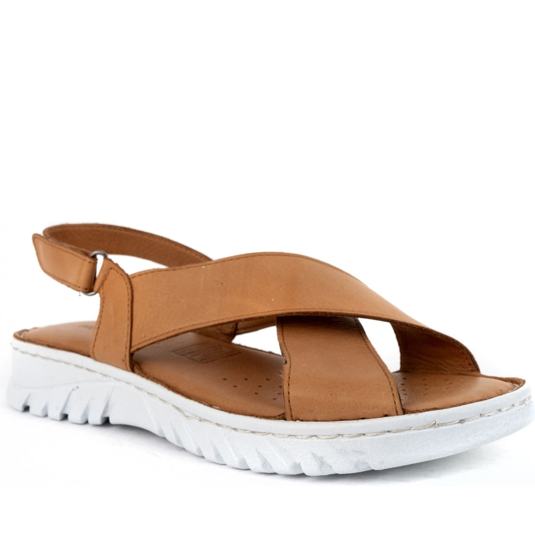 brown casual sandals
