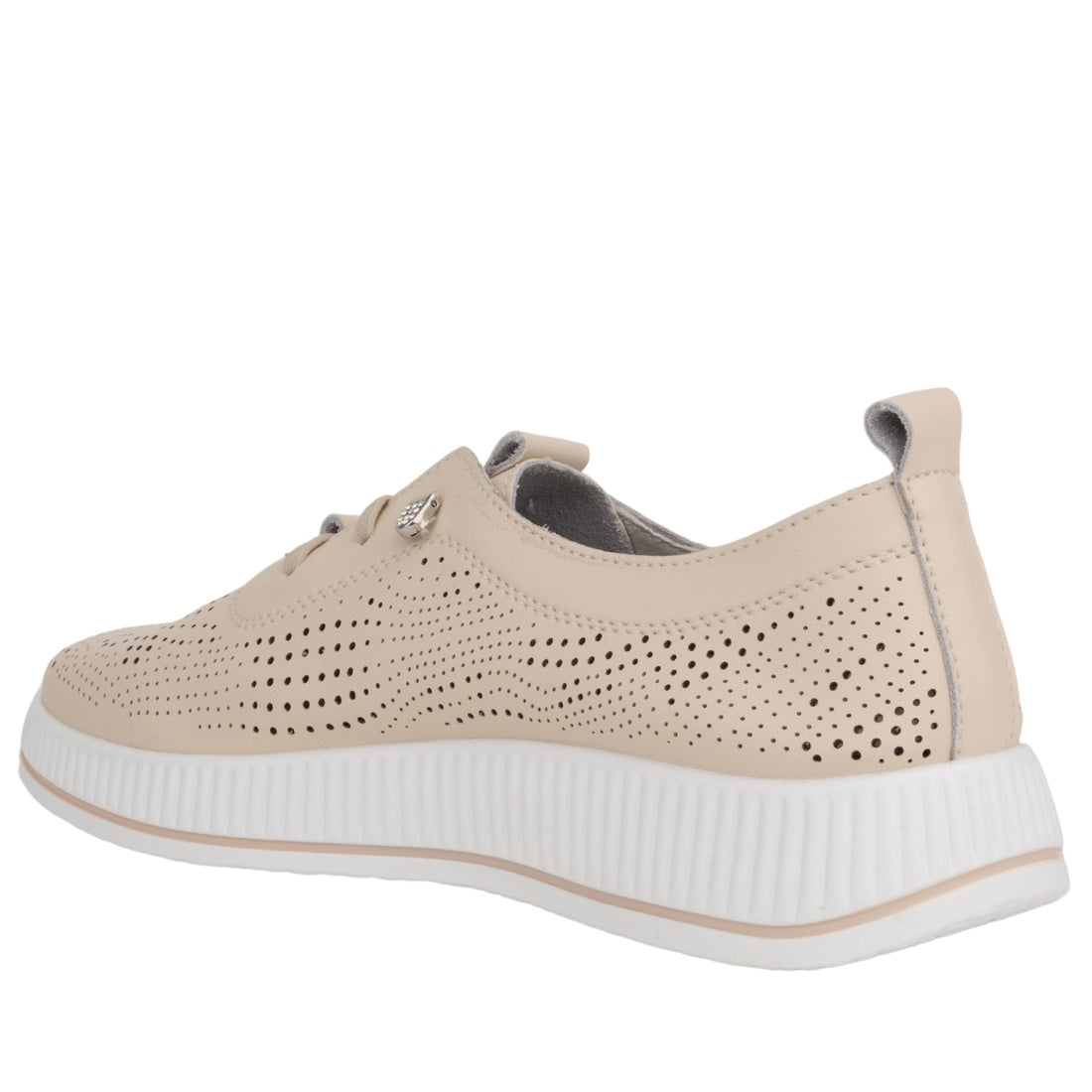 beige casual closed leisure shoes
