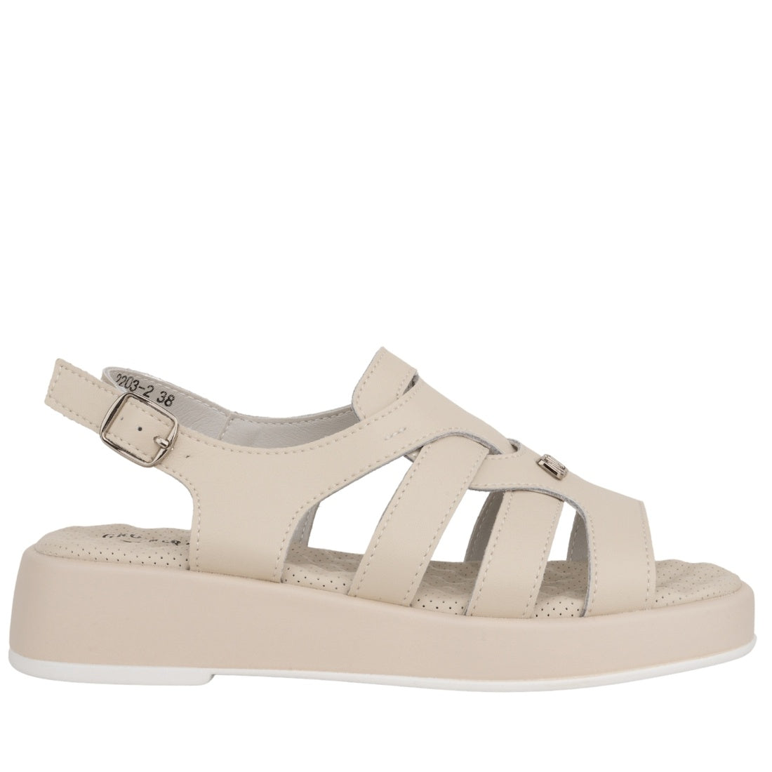 beige casual open sandals