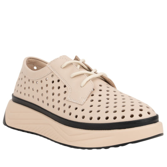 beige casual closed leisure shoes
