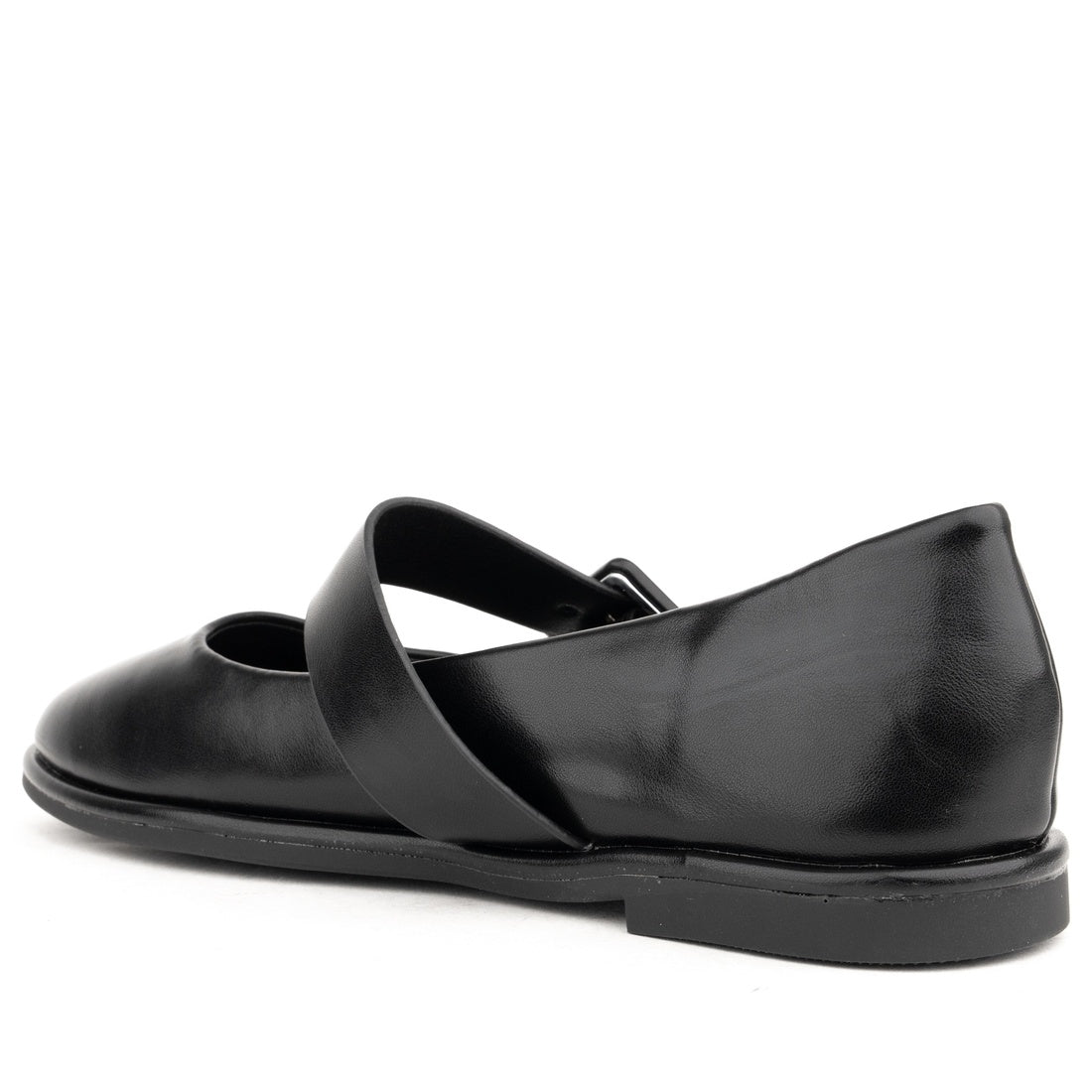 black casual closed ballerinas