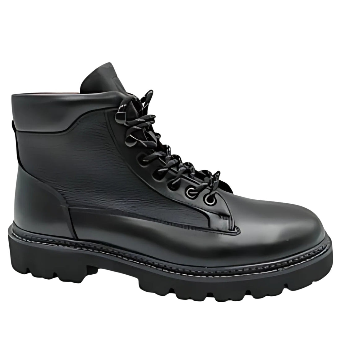 black casual closed booties