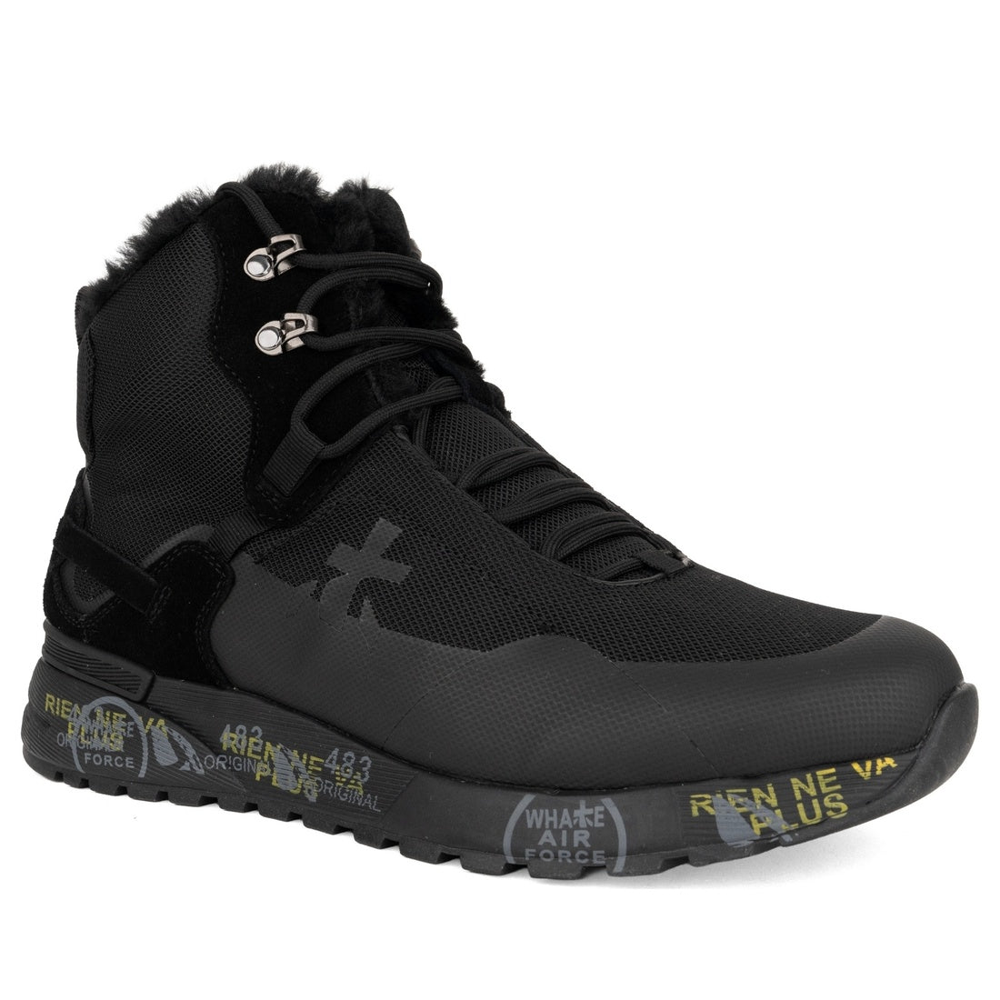 black casual closed booties