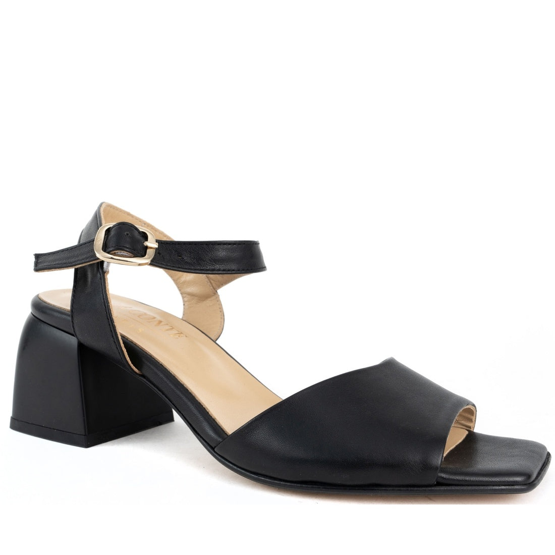 black classic open sandals