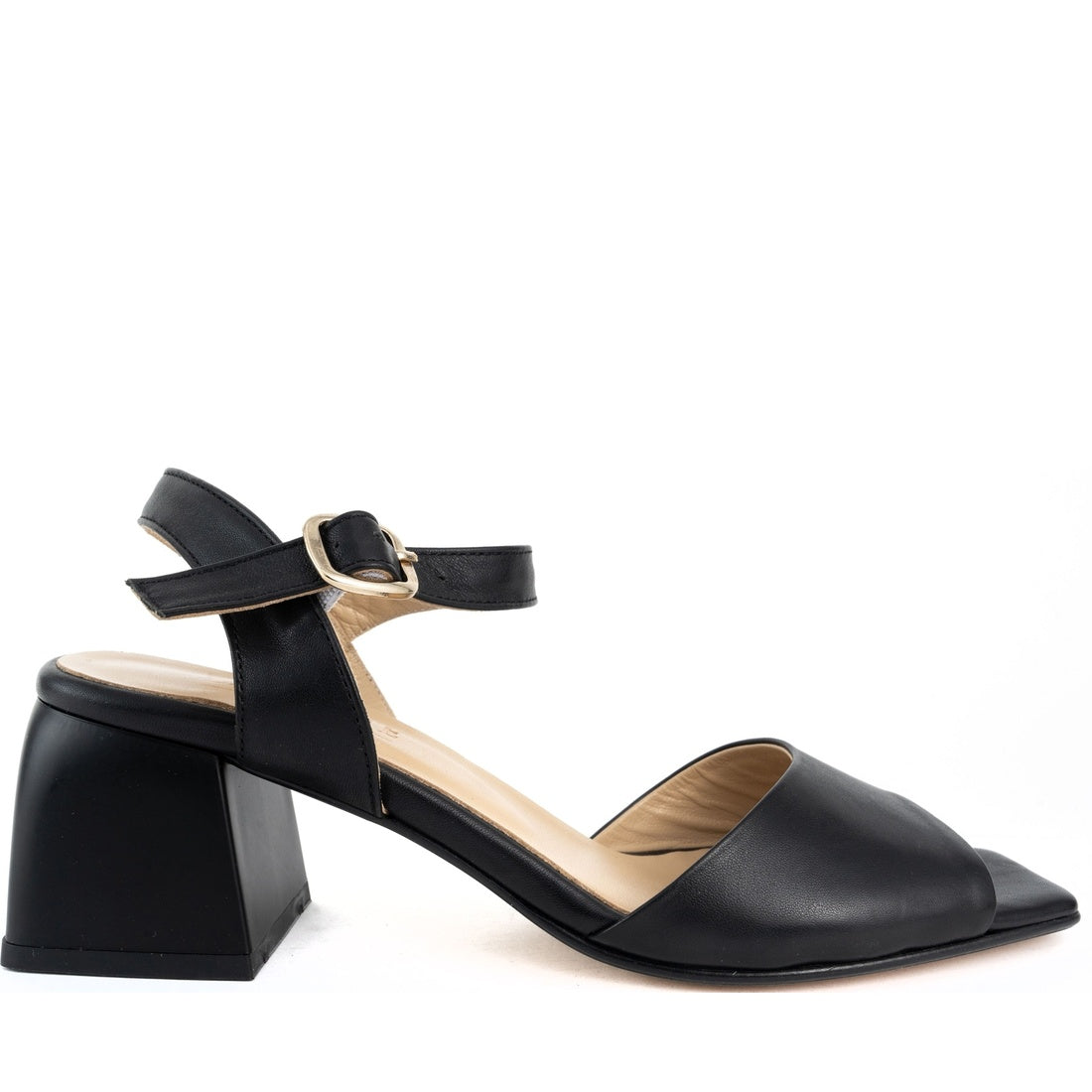 black classic open sandals