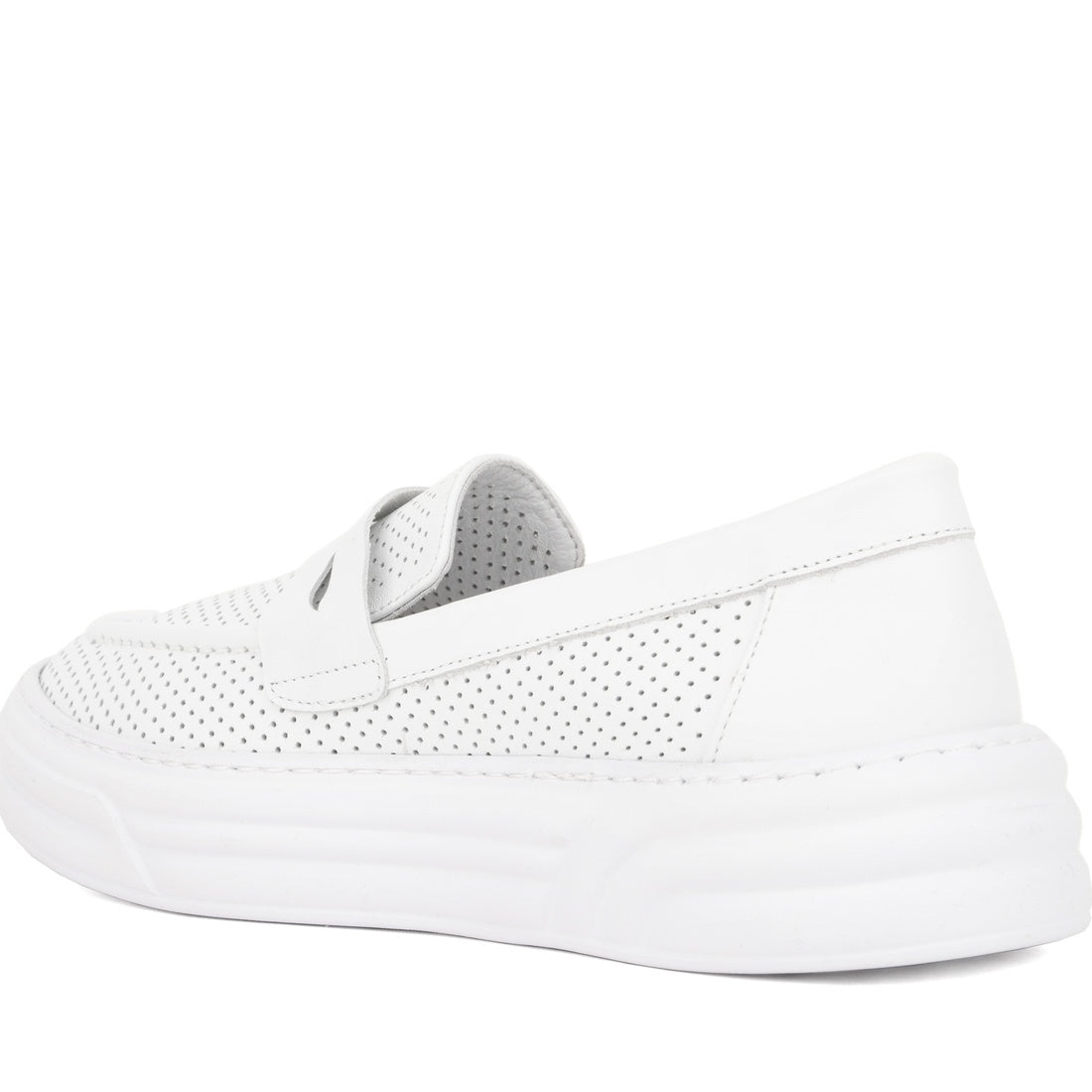 white casual closed leisure