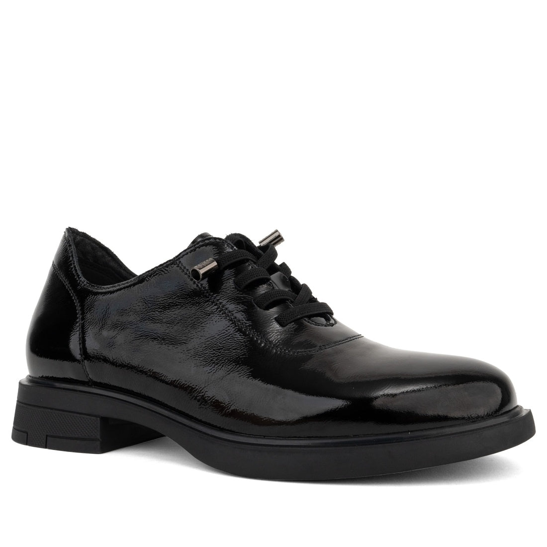 black casual closed sneakers