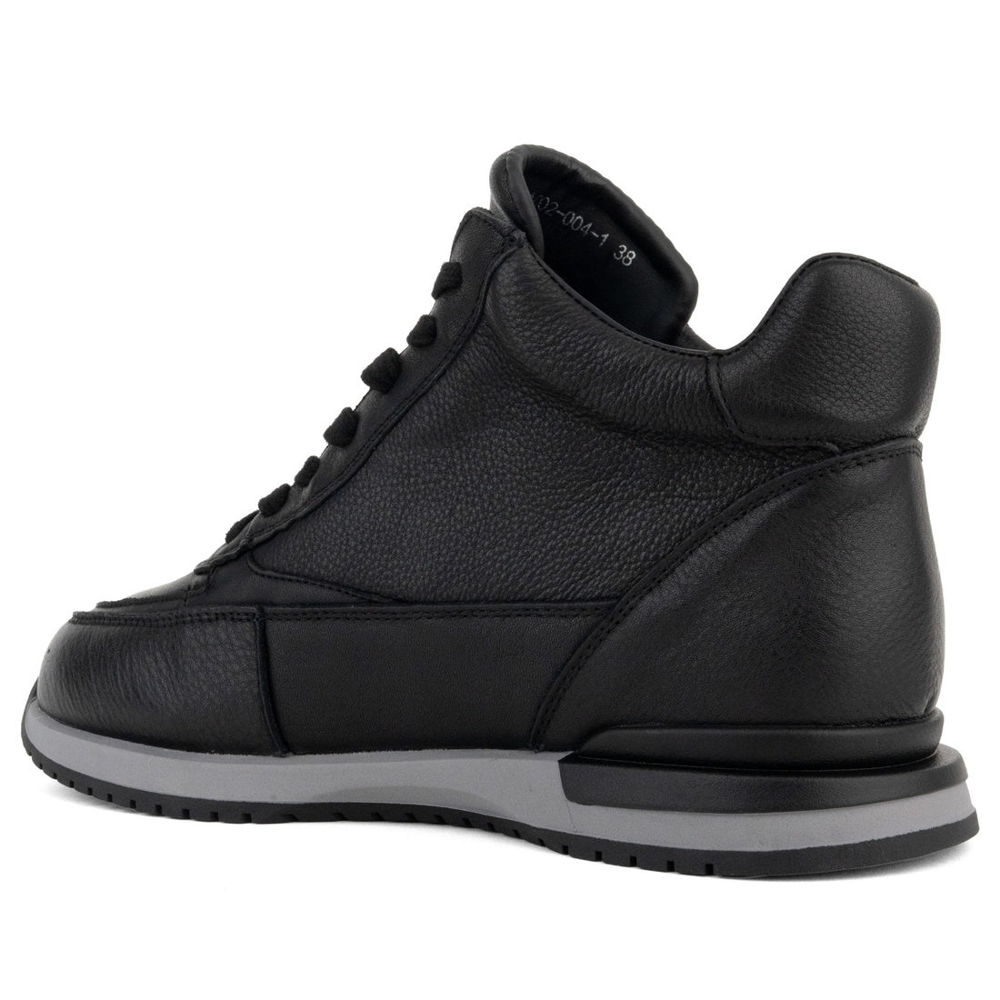 black casual closed booties