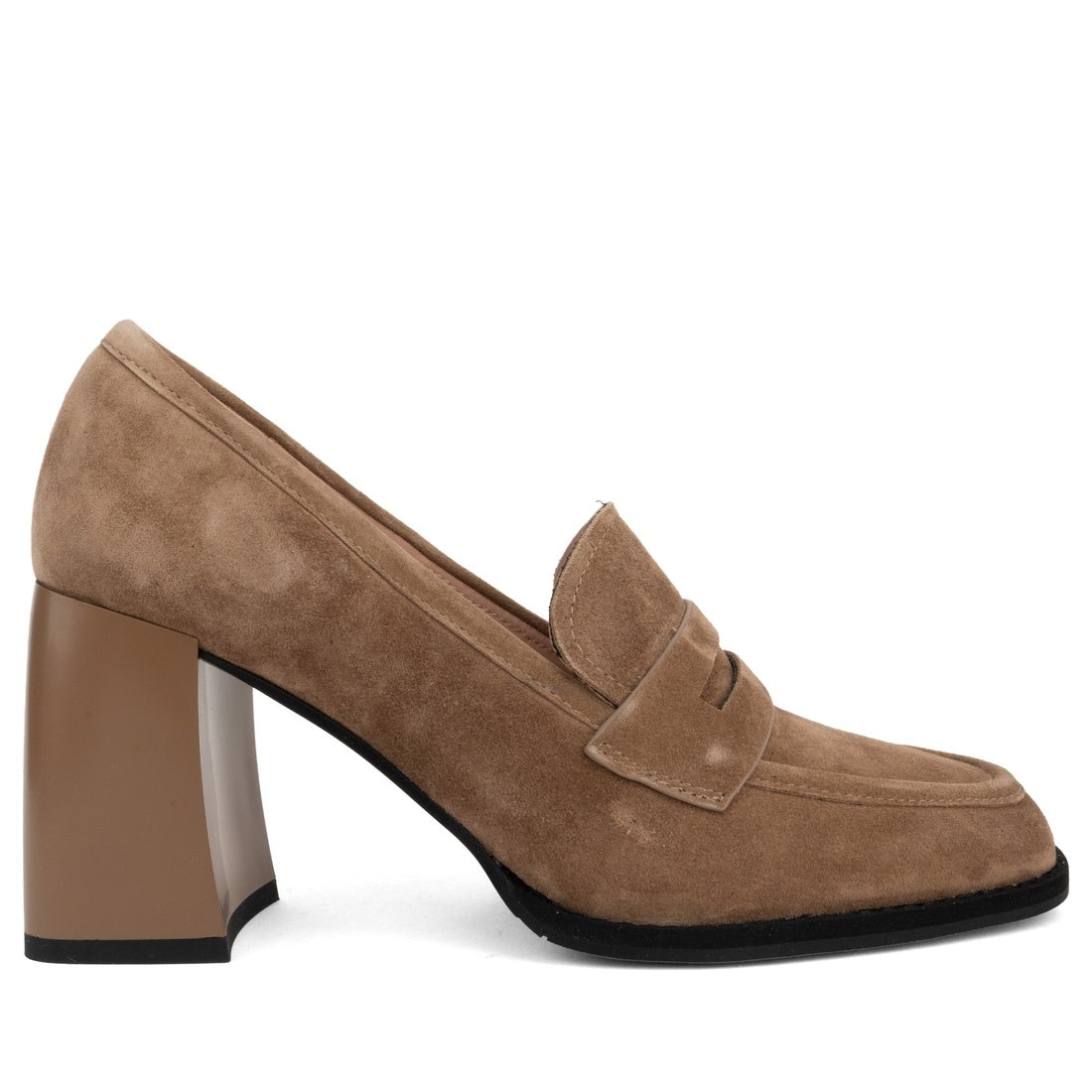 beige casual closed pumps