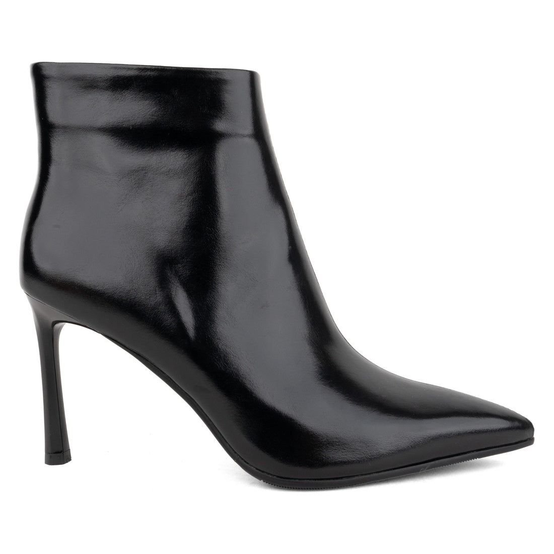 black elegant closed booties