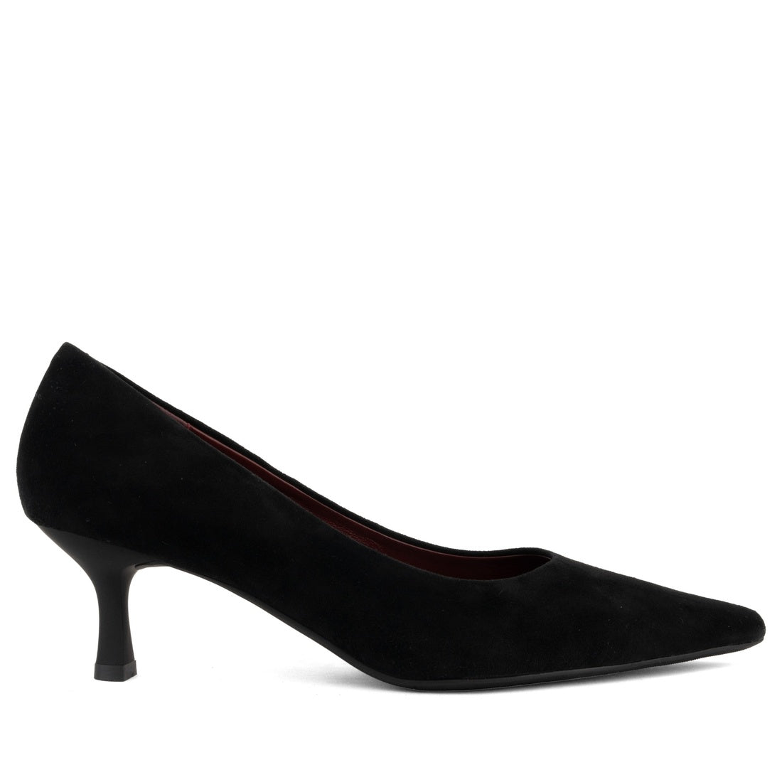 black elegant closed pumps