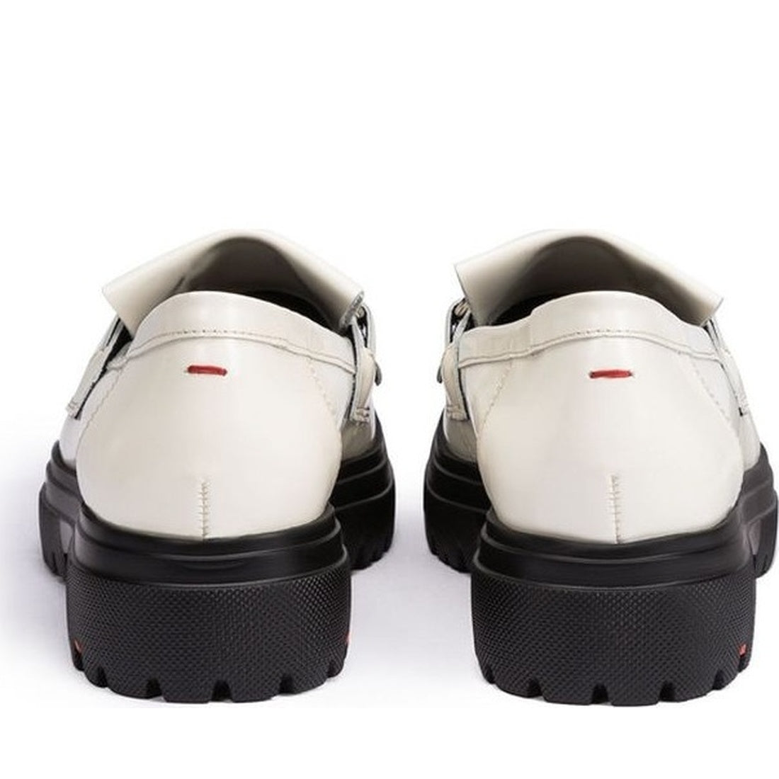 white casual closed loafers