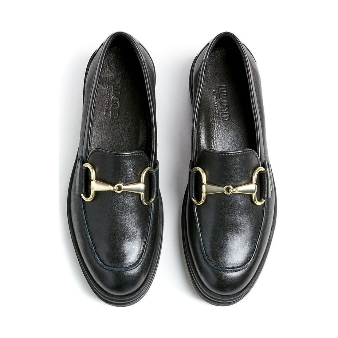 schwarz casual closed loafers
