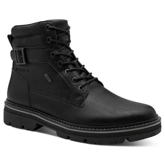 black casual closed booties