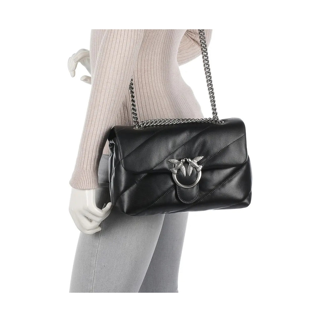 love puff crossbody bag