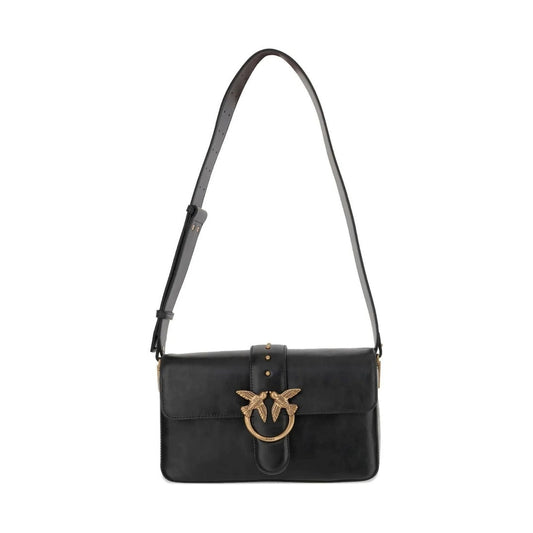love one shoulder bags black